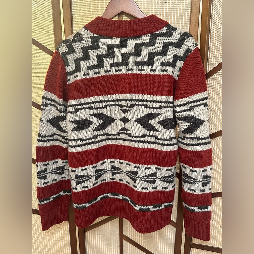 Pendleton Women’s Graphic Shetland Zip Cardigan - Picture 2 of 7